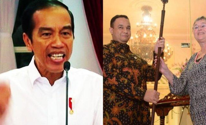 Viral Lagi Rumor Jokowi Marah ke Anies Gegara Berani Pegang Tongkat Pangeran Diponegoro, Begini Ceritanya