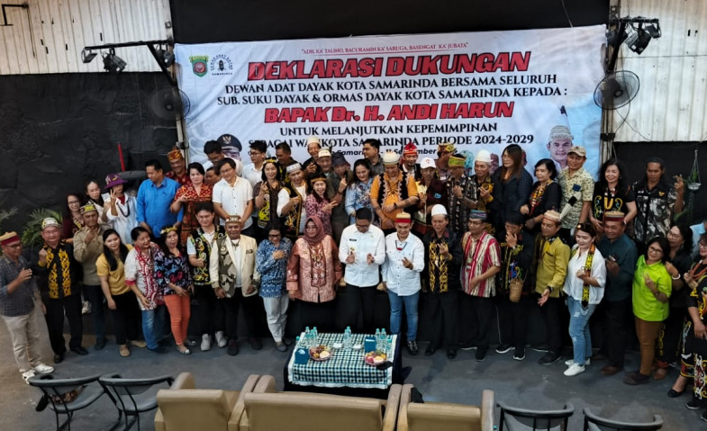 Andi Harun Didukung Dewan Adat Dayak Samarinda untuk Lanjut ke Periode Kedua Sebagai Wali Kota