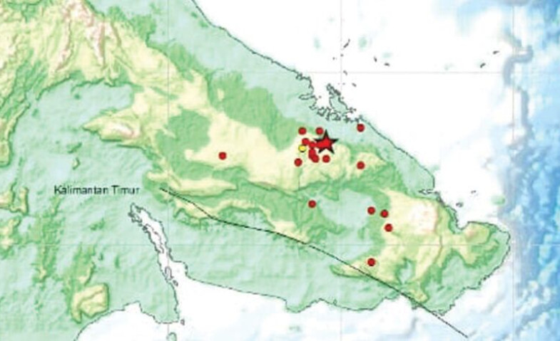 BMKG Pastikan Gempa di Berau Tidak Berpotensi Tsunami