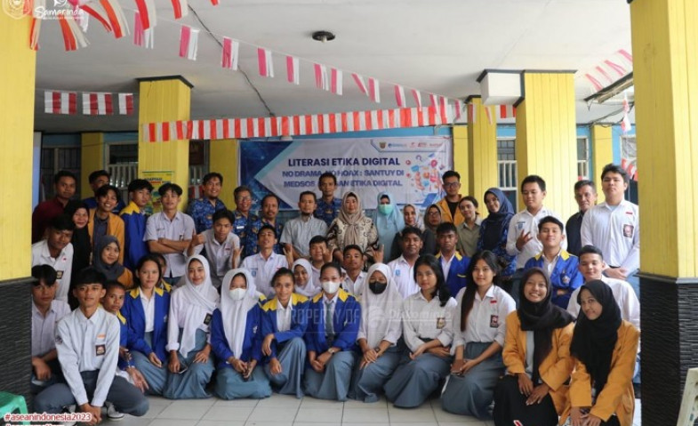 Edukasi Pelajar, Diskominfo Samarinda Gelar Literasi Etika Digital