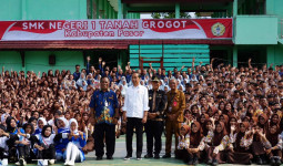 Jokowi Senang Melihat SMK di Kaltim Sudah Berbasis Digital