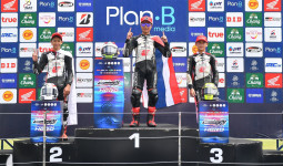 Pebalap Astra Honda Cetak Podium Perdana di Thailand Talent Cup 2024