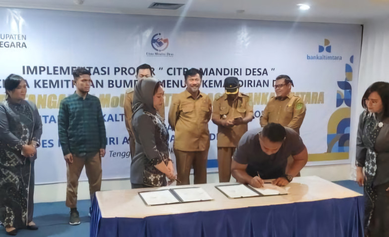 MoU dengan Bankaltimtara, DPMD Kukar Libatkan BumDes Sebagai Agen Perbankan Mikro di Desa