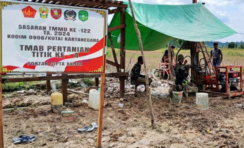 Wujudkan Harapan Petani, Pemkab dan Kodim 0906/Kkr Sediakan Air Bersih untuk Kelompok Tani