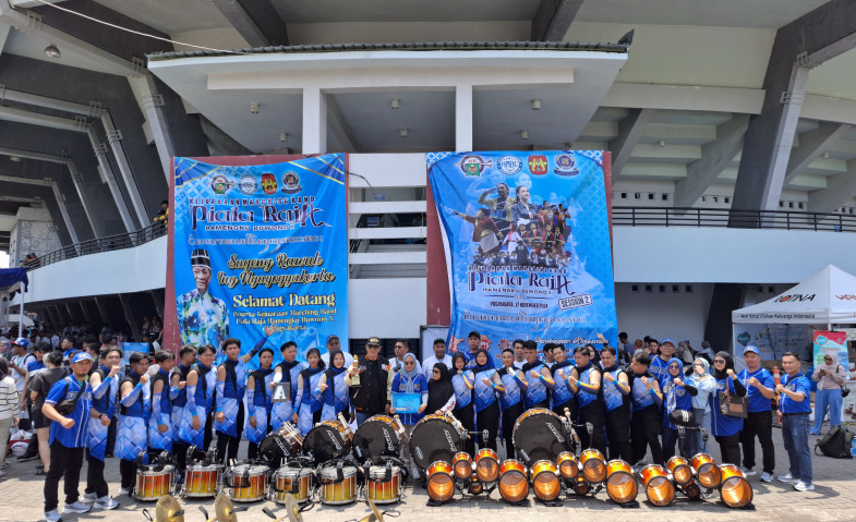 Dispora Drum Corps Kaltim Raih Juara Kedua di Piala Raja Sultan HB X