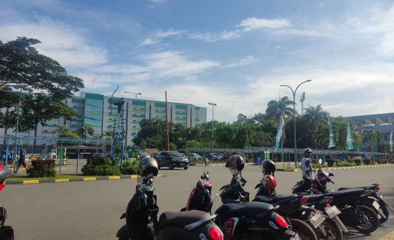 Dispora Kaltim Optimalkan Pengelolaan Parkir di Gelora Kadrie Oening