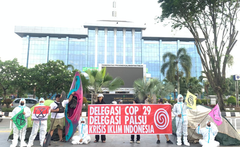 Kritik Calon Pemimpin Kaltim, XR Bunga Terung: Krisis Iklim Bukan Prioritas