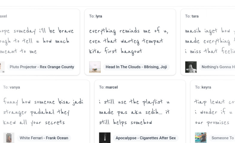 Mengenal Platform Send The Song, Cara Baru Gen Z Kirim Pesan Rindu ke Mantan Lewat Lagu