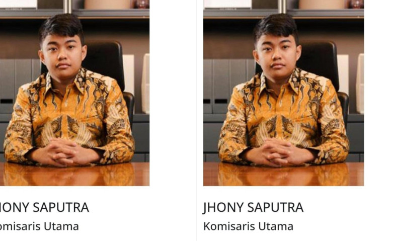 Sosok Jhony Saputra Anak Haji Isam yang Jadi Komisaris Utama di Usia 23 Tahun, Diduga Mantan Brisia Jodie