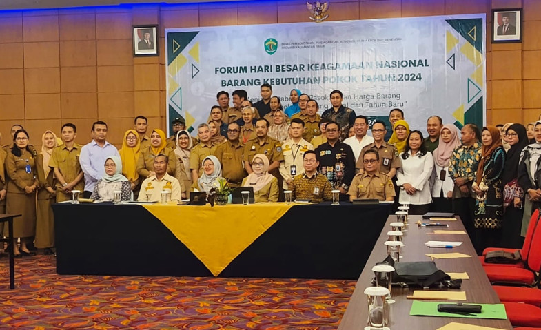 Disperindagkop Kaltim Bahas Stabilisasi Harga dan Pasokan Bahan Pokok di Forum HBKN 2024