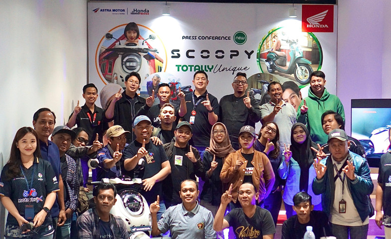 Gelar Press Conference, Skutik Unik New Honda Scoopy Sukses diperkenalkan Astra Motor Kaltim 2