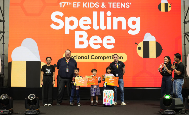 Kompetisi Nasional Spelling Bee ke-17 Rampung,  EF Kids & Teens Umumkan Nama 12 Siswa Juara