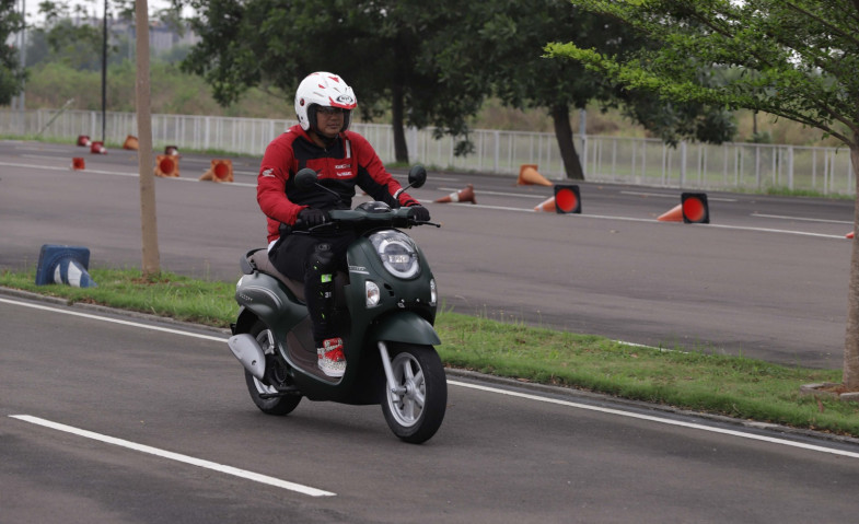 New Honda Scoopy Siap Curi Perhatian Warga Kota Tepian Lewat Regional Public Launching