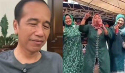 Sampai Ditonton Jokowi, Siapa Emak-emak Viral yang Nyanyi Tembak-Tembak Dor Dor Dor?