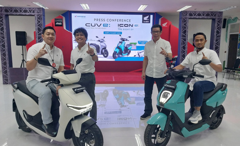 Astra Motor Kaltim 2 Resmi Perkenalkan Duo Motor Listrik Honda ICON e: dan Honda CUV e: