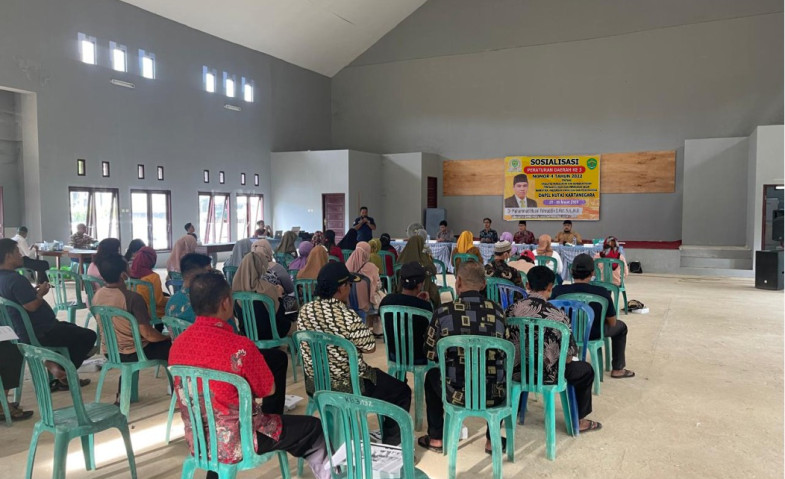 Ayub Gencarkan Sosialisasi Perda Pemberantasan Narkotika di Desa Semayang