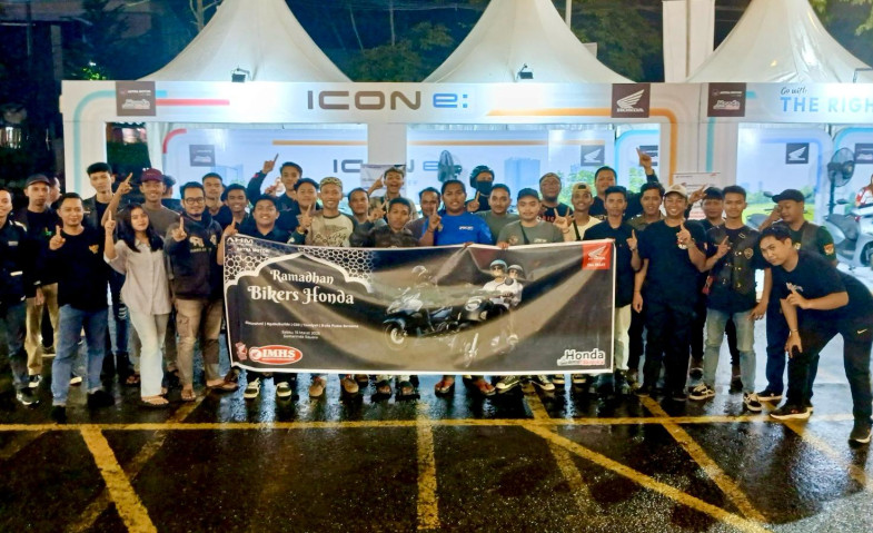 Berbagi Kebaikan Ala Komunitas Honda Samarinda dan Bontang Lewat Ramadhan Bikers Honda