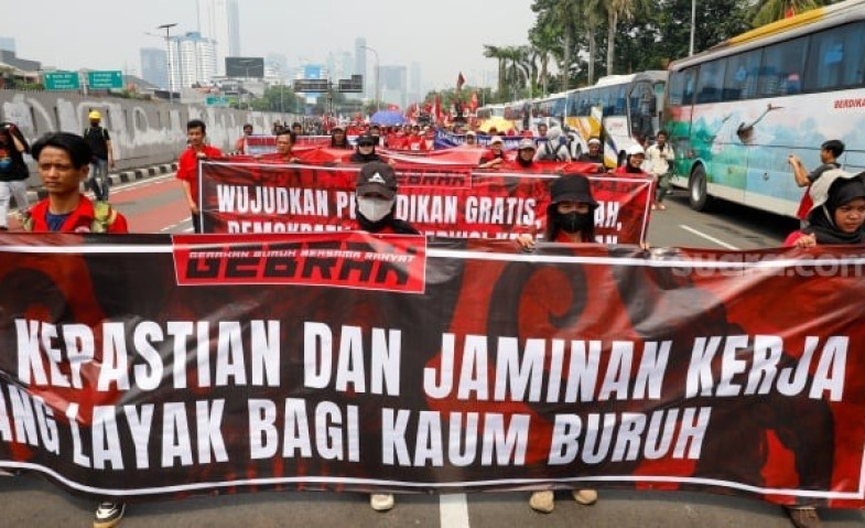 Aliansi Gerakan Buruh Bersama Rakyat Dapat Intimidasi Saat Ingin Gelar May Day di Depan Istana, Begini Kronologinya