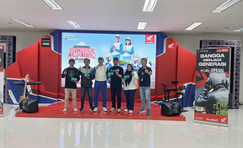 Kalibrasi Keterampilan Berkendara, Astra Motor Kaltim 2 Gelar Honda Community Kompetisi Safety Riding Regional 2025