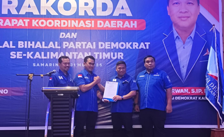 Pucuk Pimpinan Demokrat Kaltim Berganti, Bambang Soepriyadi Gantikan Irwan Fecho