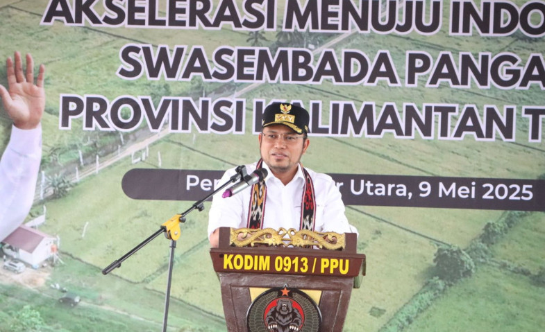 Rudy Mas'ud Tegaskan Dukungan Swasembada Pangan Di Hadapan Mentan Amran