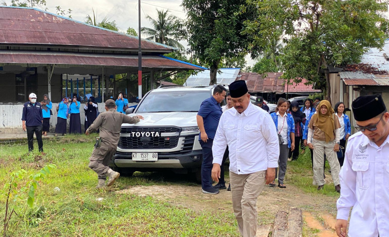 Akses Jalan Menuju Posyandu Loa Ulung Akan Diperbaiki, Bupati Kukar Siapkan Banyak Opsi Pendanaan