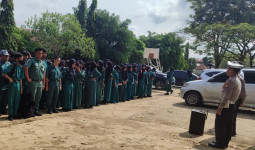 Dishub Samarinda Sosialisasi Larangan Siswa Bawa Motor di SMA 4 Samarinda