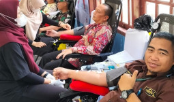 Diskominfo Kukar Gelar Halal Bihalal dan Donor Darah Usai Libur Idulfitri