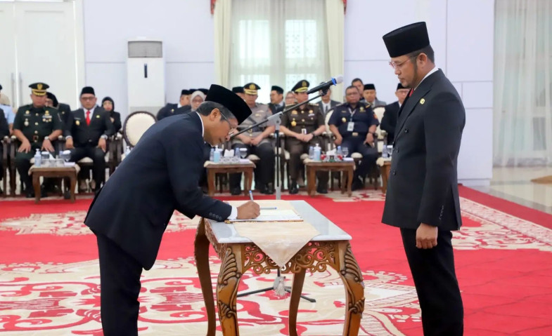 Edy Suharto Resmi Jabat Kepala BPKP Kaltim, Ini Pesan Gubernur Rudy Mas’ud