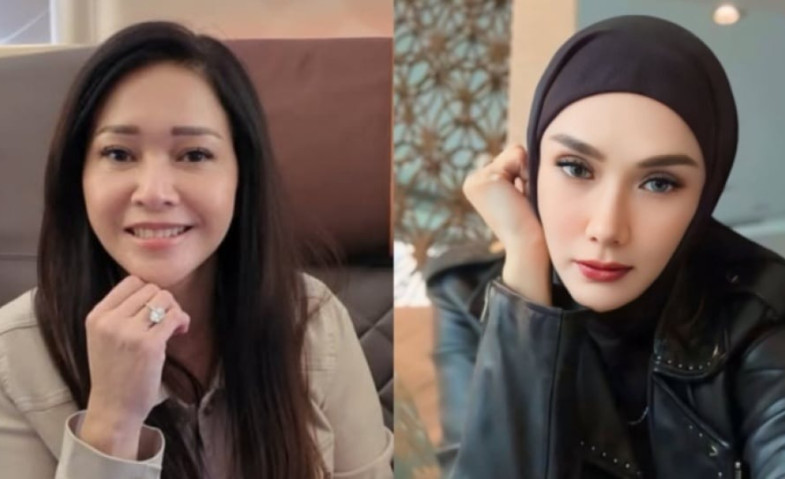 Intip Momen Langka Mulan Jameela Hampiri Maia Estianty di Acara Siraman Al Ghazali, Minta Maaf?
