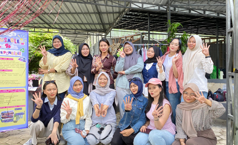 Mahasiswa Ilmu Komunikasi Unmul Kampanyekan Gaya Hidup Berkelanjutan Lewat Gerakan “Reusable is Responsible”