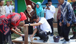 Peletakan Batu Pertama Gedung PAUD Desa Ponorogan, Wujud Komitmen Membangun Generasi Cerdas