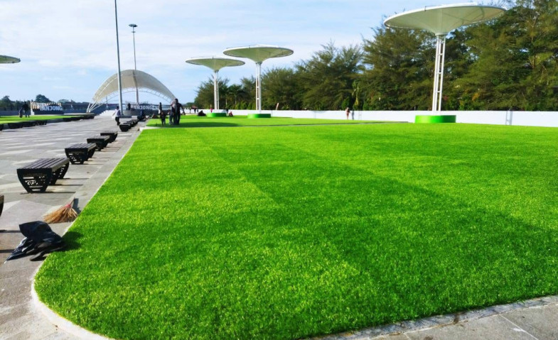 Pemkab Kukar Kembangkan Ikon Baru Taman Tanjong di Tenggarong, Pelaku Usaha Diminta Jaga Kebersihan