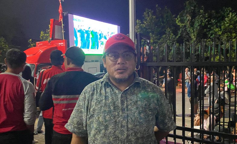 Roy Hendrayanto Gelar Nobar Timnas Indonesia vs China di Bulan Bung Karno