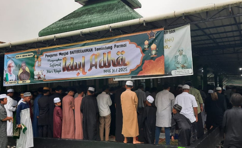 Salat Idul Adha 1446 H di Masjid Baiturrahman Samarinda Berlangsung Khidmat dan Penuh Makna