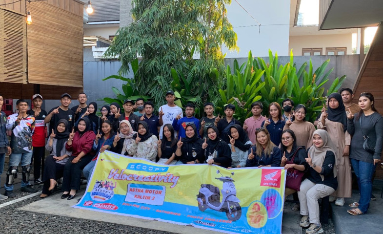 Astra Motor Kalimantan Timur 2 berbagi keseruan dalam Scoopy Velocreativity