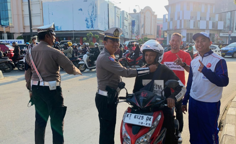 Astra Motor Kaltim 2 Gandeng Satlantas Polresta Samarinda dan Komunitas dalam OPS Patuh Mahakam 2025