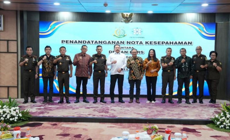 Kejaksaan RI dan Dewan Pers Tandatangani Nota Kesepahaman Terkait Penegakan Hukum dan Kemerdekaan Pers