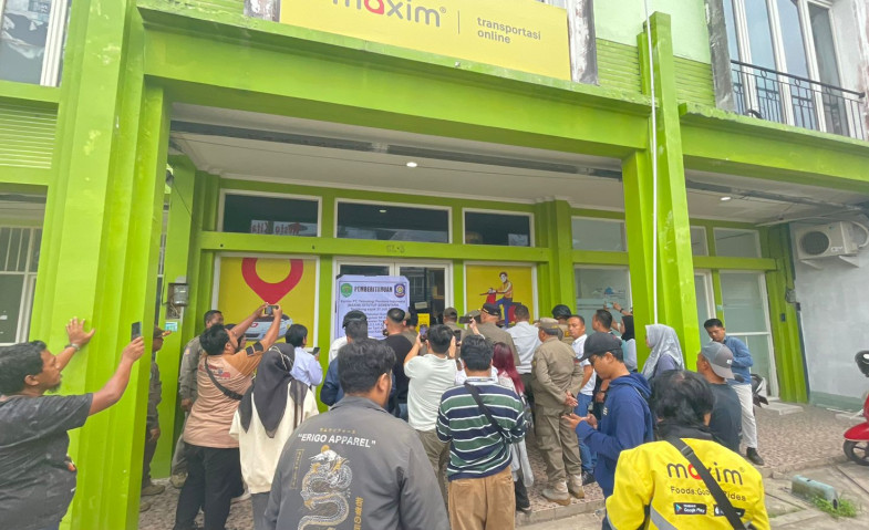 MAXIM Samarinda Disegel Satpol PP Kaltim karena Langgar SK Gubernur
