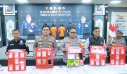Polresta Samarinda Amankan Sabu Lebih dari 1Kg dari Dua Tersangka Ini