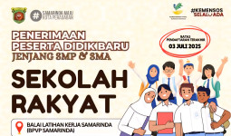 Sekolah Rakyat Resmi Dibuka di Samarinda, Sediakan 100 Kursi untuk SMP dan SMA