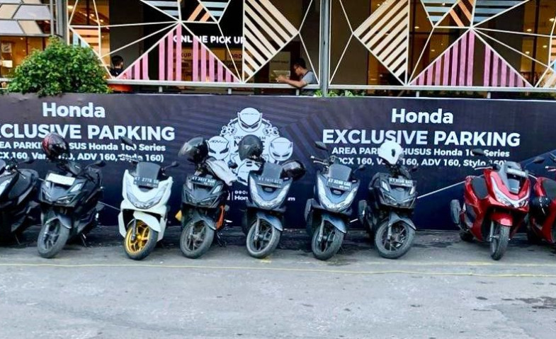 Astra Motor Kaltim 2 Sediakan Parkir Gratis untuk Pengguna Matic Premium Honda di Samarinda Square