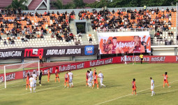Borneo FC Tundukkan Bhayangkara Presisi Lampung FC di Gor Segiri