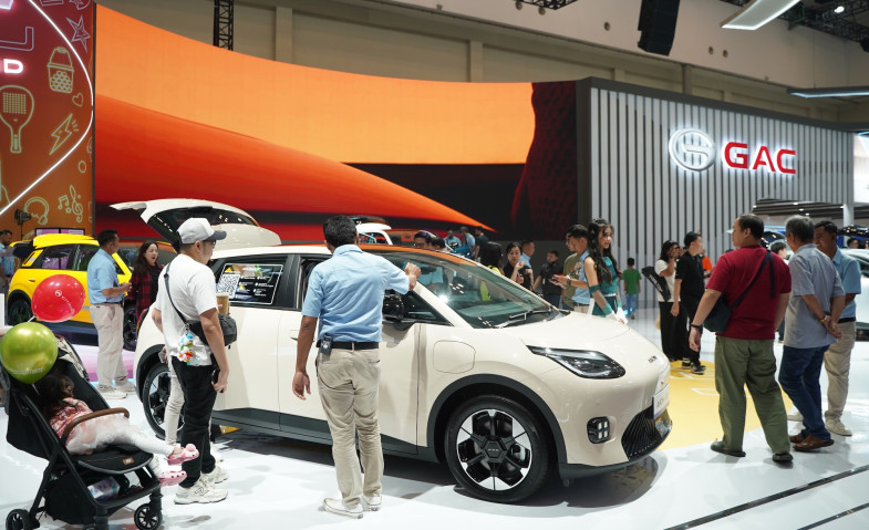 GAC Indonesia Bukukan 3.046 SPK di GIIAS 2025, AION UT Jadi Mobil Listrik Terlaris