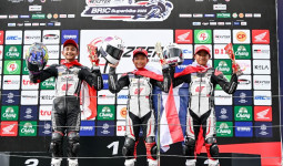 Generasi Baru Pebalap Binaan AHM Melesat Kencang Raih Podium di Thailand Talent Cup
