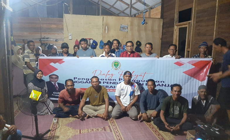Guntur Serap Aspirasi Warga Handil Terusan Lewat Dialog Rakyat