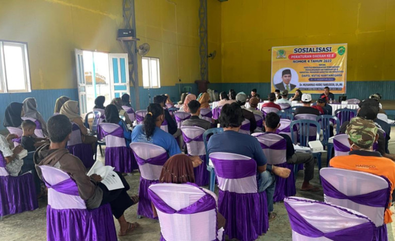 Komitmen Perkuat Ideologi Bangsa, Bang Ayub Gelar Sosper di Kota Bangun Darat