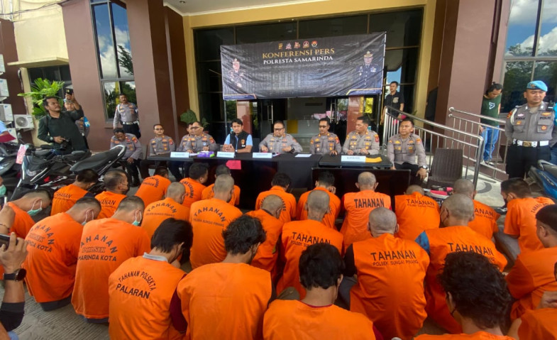 Polresta Samarinda Ringkus 47 Tersangka Kasus Pencurian Sepanjang Juli 2025