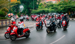 Rayakan HUT ke-80 RI, Astra Motor Kaltim 2 Ajak Komunitas Honda Ikut Convoy Merdeka