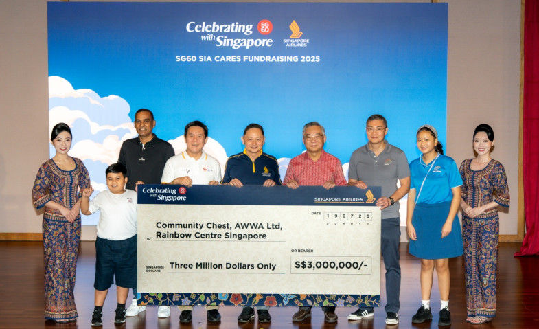 Singapore Airlines Mengumpulkan SGD 3 Juta Untuk Lembaga Amal di Singapura Melalui Kampanye Penggalangan Dana SG60 SIA Cares